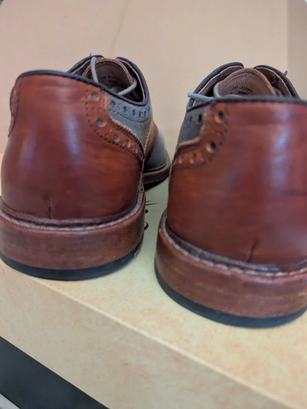 JOHNSTON & MURPHY Mens Oxford Shoes 9.5